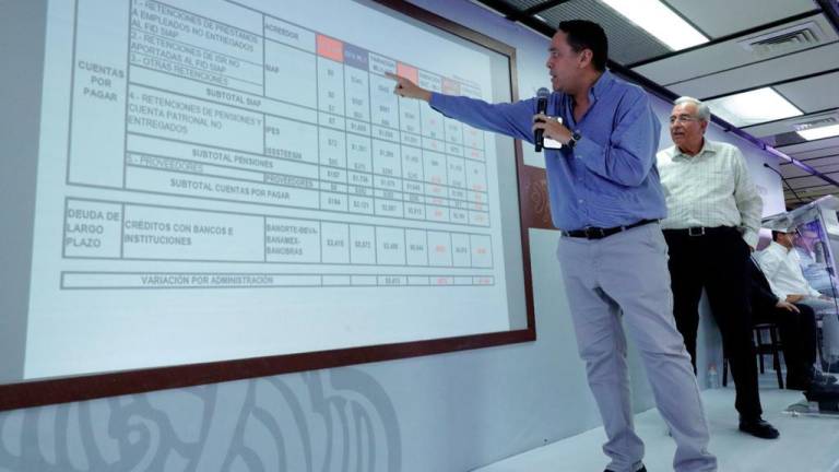 Paga Gobierno de Sinaloa cuentas de gobiernos anteriores, dice Rocha Moya
