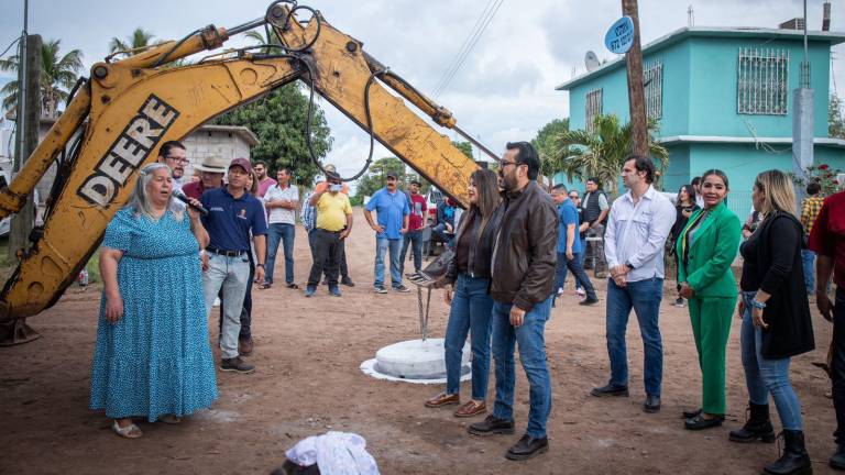 El Gobierno de Culiacán inaugura el servicio de alcantarillado en la comunidad de Nicolás Bravo.