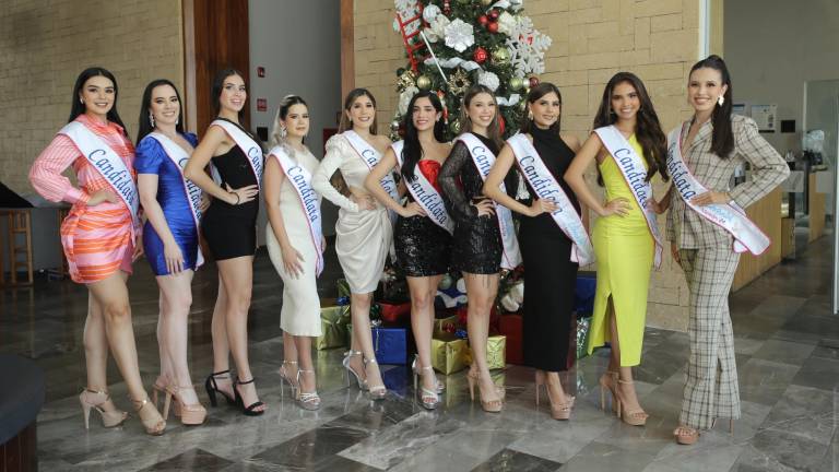 Candidatas a Reina del Carnaval de Mazatlán expresan sus buenos deseos para este 2024