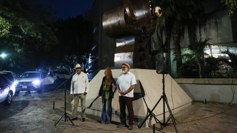 La pieza titulada El Grito, fue restaurada en su totalidad.