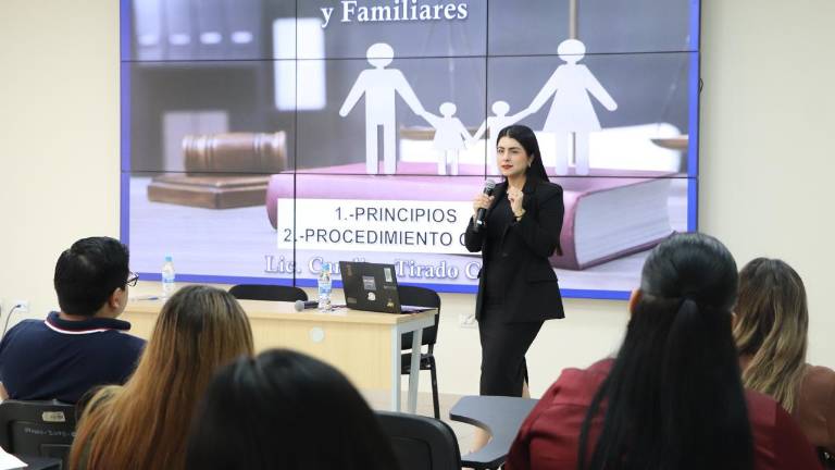 Personal de Abogadas Violetas recibió capacitación en Culiacán para actualizarse sobre el Código Nacional de Procedimientos Civiles y Familiares.