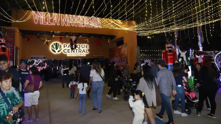 La Villa Navideña instalada en el Parque Central de Mazatlán tuvo una visita de 340 mil personas, dijo la Alcaldesa Estrella Palacios Domínguez.