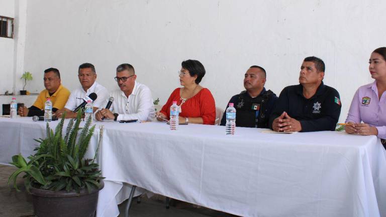 Funcionarios de Escuinapa detallan el operativo de seguridad para este Día de las Madres.