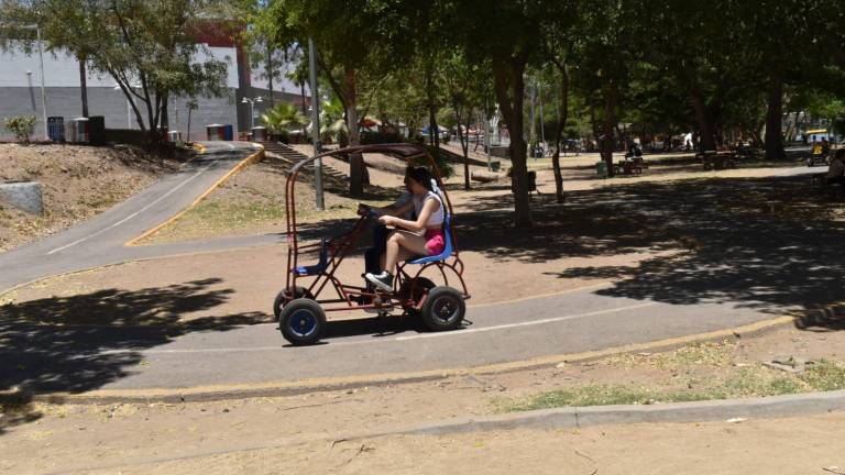 Ante el calor, parques de Culiacán presentan baja asistencia