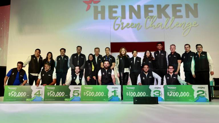 Ganadores de la quinta edición del Heineken Green Challenge.