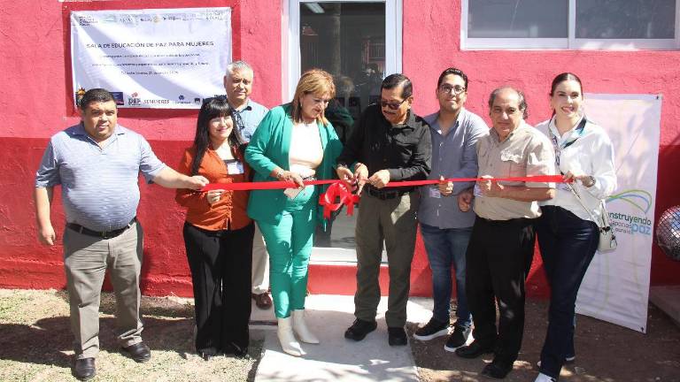 La SSP Sinaloa, Semujeres y Construyendo Espacios para la Paz inauguraron el espacio.