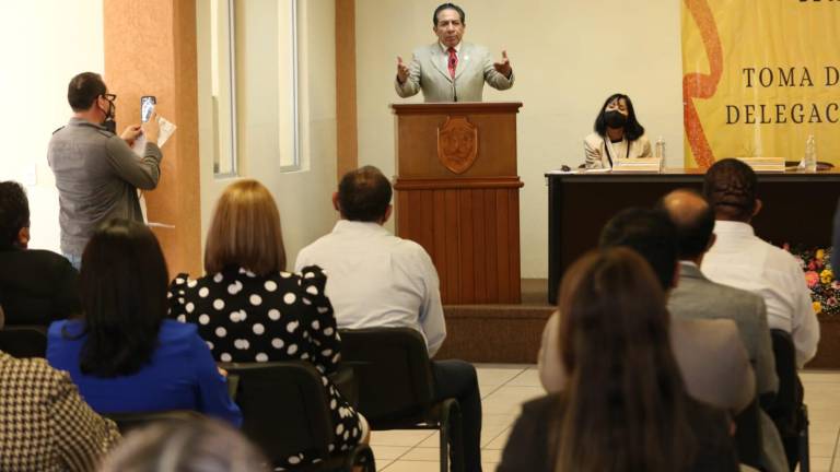 E presidente de la Organización Mundial de Abogados, Óscar Juárez Cárdenas.