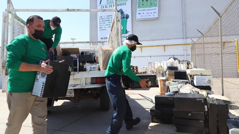 Los primeros aparatos llegan para el reciclaje.