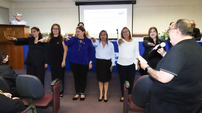 La nueva mesa directiva del Colegio de Psicólogos de Mazatlán A.C., encabezada por Georgina Lizárraga, rindió protesta este miércoles durante una ceremonia solemne.