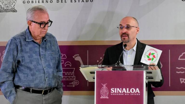 La dirigencia de Concanaco estuvo en la conferencia semanera del Gobernador Rubén Rocha Moya.