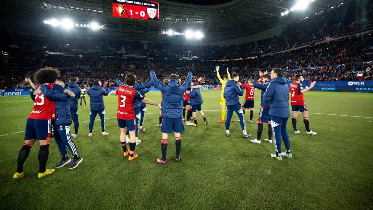 Osasuna golpea primero en las semifinales de la Copa del Rey