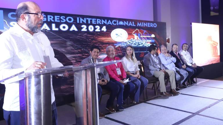Luis Humberto Vázquez San Miguel inauguró el Segundo Congreso Internacional de Minería Sinaloa 2024.