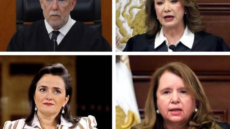 Los cuatro ministros de la Suprema Corte de Justicia de la Nación fueron: Juan Luis González Alcántara Carrancá, Yasmín Esquivel Mossa, Ana Margarita Ríos Farjat y Loretta Ortiz Ahlf.