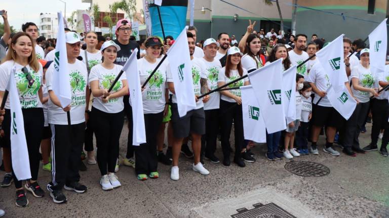 El Colegio de Bachilleres del Estado de Sinaloa realiza la carrera de convivencia ‘Píntate de Verde 2022’, en su séptima edición.