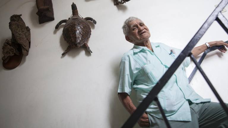 Por más de 50 años, Héctor Manuel Delgado Salas se dedicó a la recolección de piezas arqueológicas.