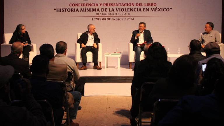 Conferencia y presentación del libro “Historia Mínima de la Violencia en México”, de Pablo Piccato.