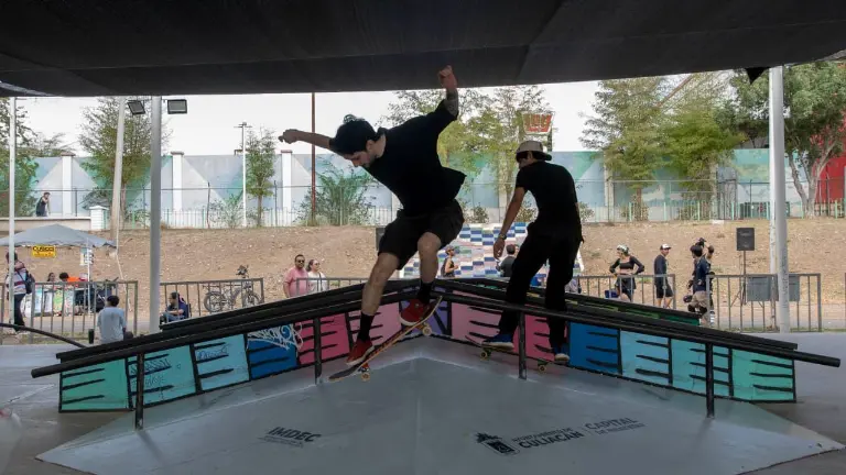 Skaters toman el Parque Las Riberas en el Go Skate Day 2026.