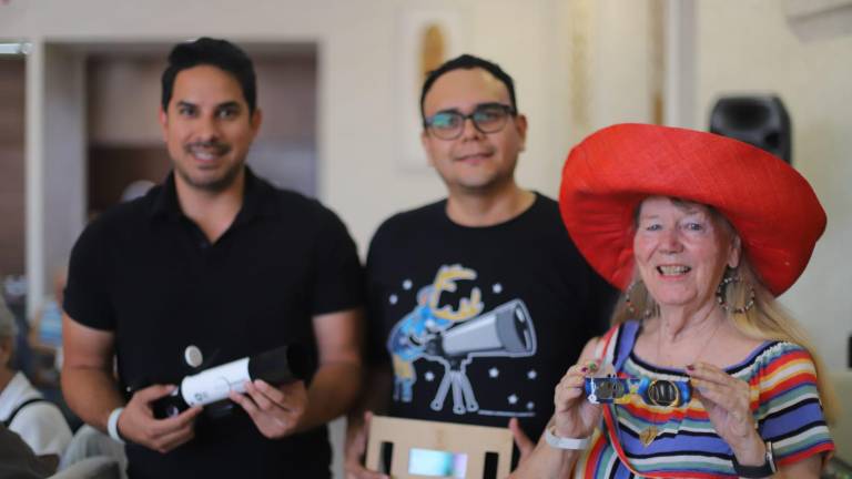 Sichen Rizo, David Esquivel y Linda Hannwalt.