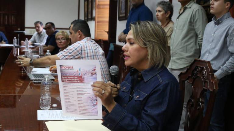 La Regidora por el PRI Erika Sánchez afirmó en la sesión de Cabildo que en el proceso de elección de síndicos no hubo partidos políticos.