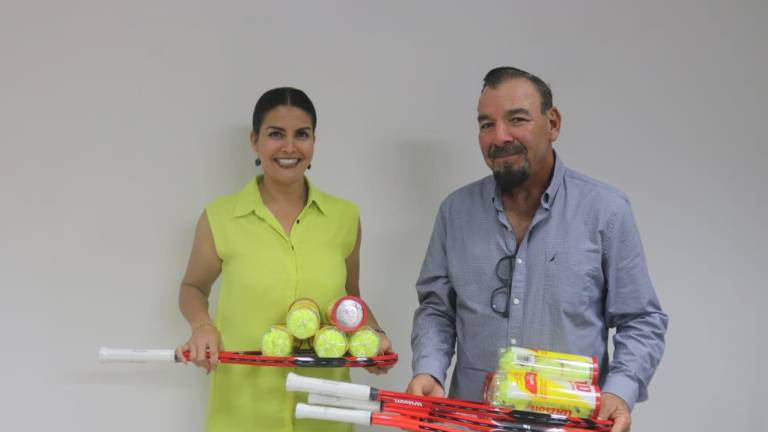 Entrega Imdem material a la Escuela Prodemaz de Tenis del Kilómetro Cero