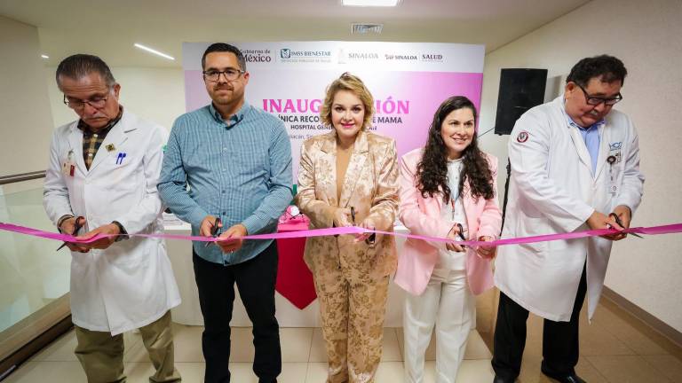 Inauguración de la Clínica Reconstructiva de Mama en las instalaciones del Hospital IMSS Bienestar de Culiacán.