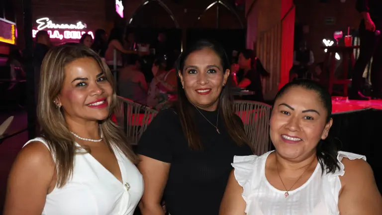 Ilse Reséndiz, Adriana Tirado y Yadira Rodríguez.