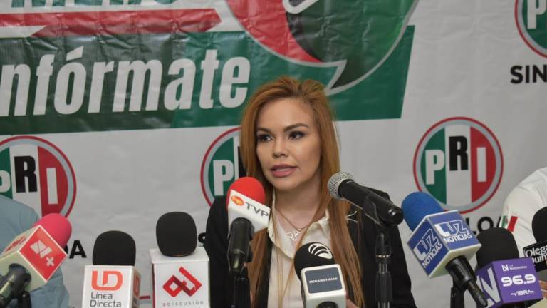La dirigente del PRI, Paola Gárate, dijo respetar las decisiones de quienes renunciaron a la militancia en el partido.
