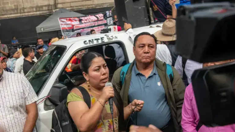 Yenny Pérez, secretaria general de la Sección 22.