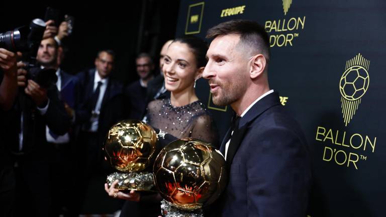 Aitana Bonmatí y Lionel Messi se llevaron el premio este año.