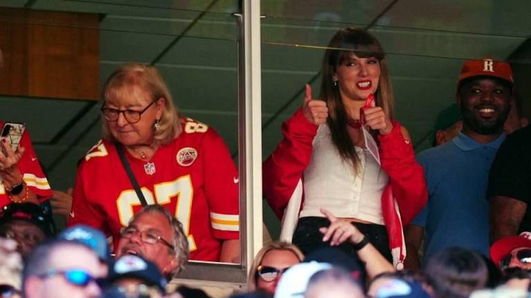Taylor Swift estuvo presente en el encuentro de los Chiefs de Kansas City.