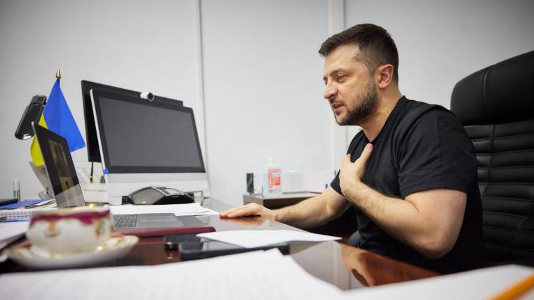 Volodímir Zelenski, Presidente de Ucrania.