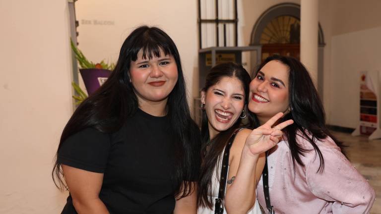 Michelle Moreno, Fernanda Urrea y Melanie Raygoza.