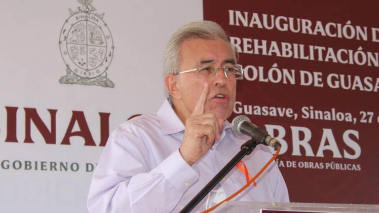 El Gobernador de Sinaloa, Rubén Rocha Moya.