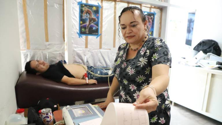 Carmen Yadira Valdez Montoya fue la encargada de las evaluaciones médicas.