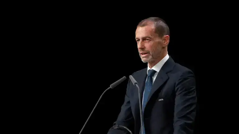 Aleksander Čeferin, presidente de la UEFA.