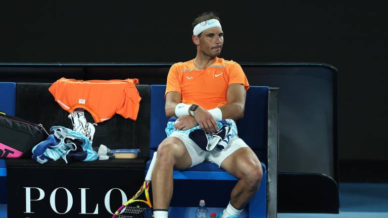 Las molestias físicas originaron la derrota de Rafael Nadal.
