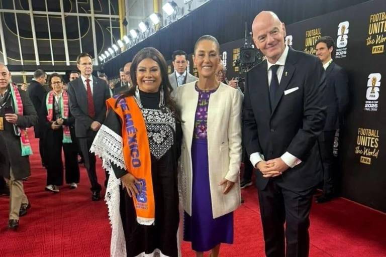 Sheinbaum y Brugada asisten al sorteo del Mundial en Washington