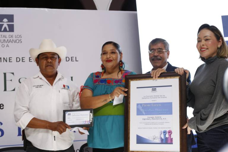 Consejo Yoreme, ‘Dignidad y Resistencia’, recibe premio estatal de derechos humanos 2025 por la defensa de la Bahía de Ohuira