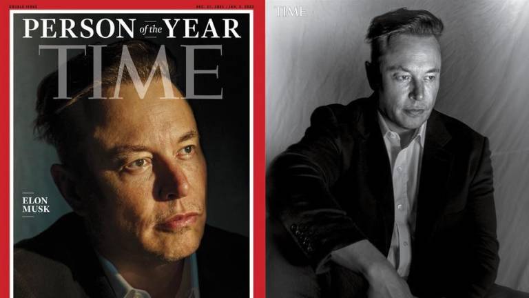 Elon Musk fue nombrado la Persona del Año en 2021.