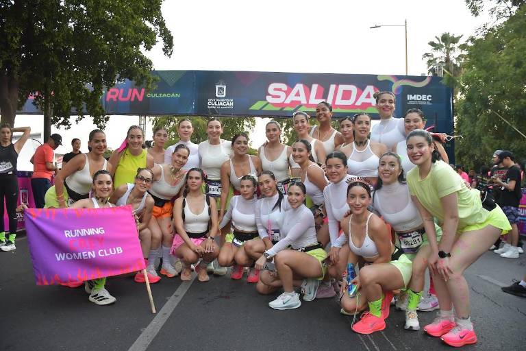 Entre luces, música y diversión realizan primera edición de la Flash Night Run Culiacán
