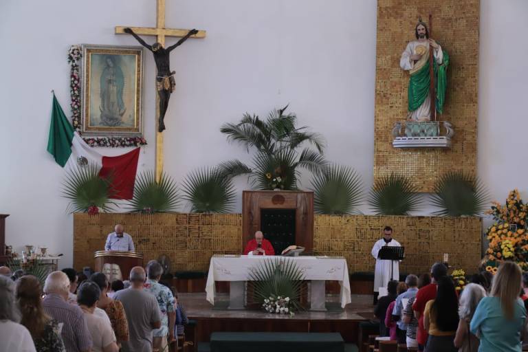 Celebra parroquia San Judas Tadeo el Domingo de Ramos con lectura de la ‘Pasión del Señor’
