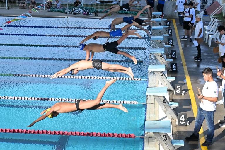 Arranca el Estatal de Natación en Mazatlán con alta participación