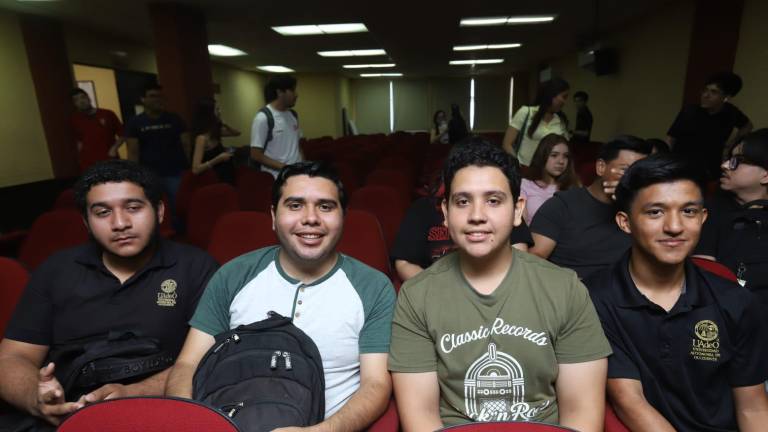 Lorenzo Arce, Leonardo Ruiz, Diego Ibarra y Mateo Salomón.