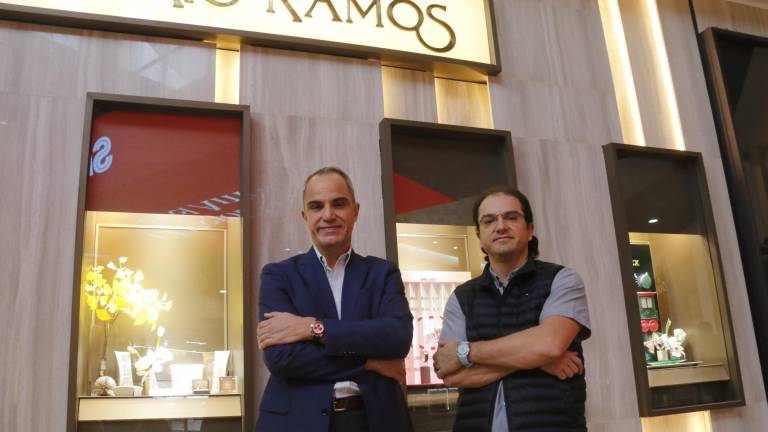 Mario Ramos y Cristóbal Ramos Bauche, directivos de la Joyería Mario Ramos.