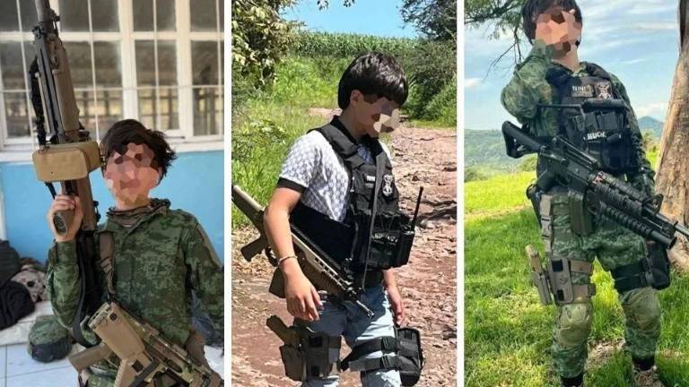 En redes sociales, “Chuchito Nini” exhibía fotografías en las que posaba con uniformes tácticos y fusiles de asalto.