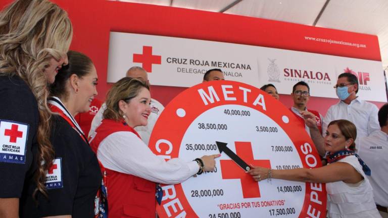 Cruz Roja cierra colecta anual; recauda 37 millones de pesos; la meta eran 40 millones de pesos