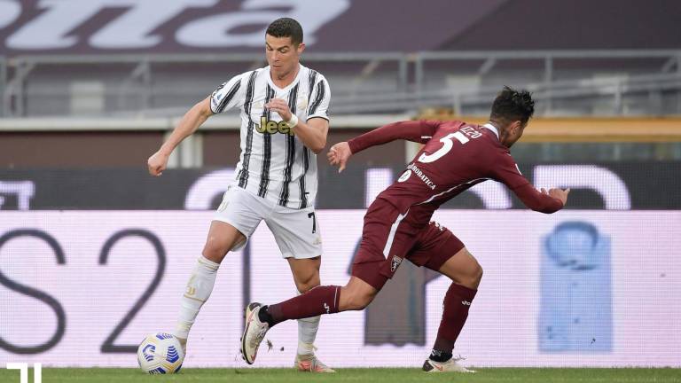 Cristiano Ronaldo salvó a la Juventus de un resultado peor ante el Torino.