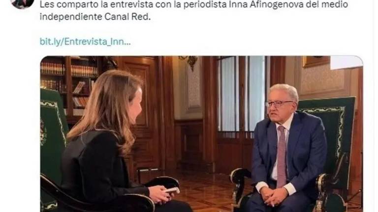 Presidencia baja entrevista de AMLO con medio digital español y periodista rusa