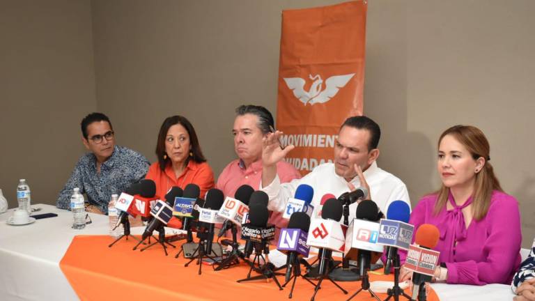 Sergio Torres Félix, dirigente de Movimiento Ciudadano, critica que en Sinaloa no haya inversión extranjera.