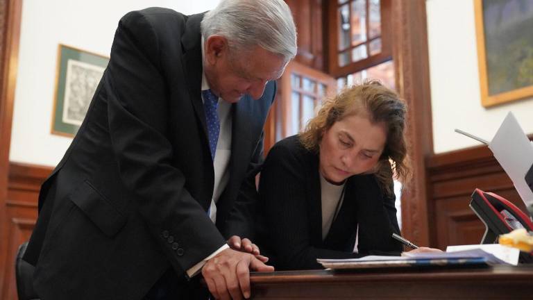 El presidente Andrés Manuel López Obrador y su esposa Beatriz Gutiérrez Müller